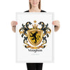 Vaughan Family Crest framed artprint