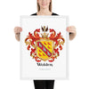 Walden Family Crest framed artprint