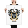 Kennedy Family Crest framed artprint