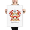 Breathnach Family Crest framed artprint