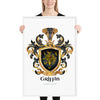 Griffin Family Crest framed artprint