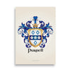 Purnell Family Crest Enhanced Matte Paper Poster