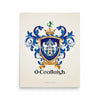 Ó Ceallaigh - Kelly enhanced matte paper poster