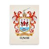 Ó Néill - O’Neill Family Crest enhanced matte paper poster