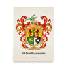 Ó Súilleabháin - Sullivan Family Crest enhanced matte paper poster