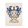 Ó Dubhghaill - Doyle Family Crest enhanced matte paper poster