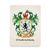 Ó Gallchobhair - Gallagher Family Crest enhanced matte paper poster