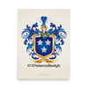 Ó Muireadhaigh - Murray Family Crest enhanced matte paper poster