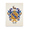 Scott Family Crest Poster Print