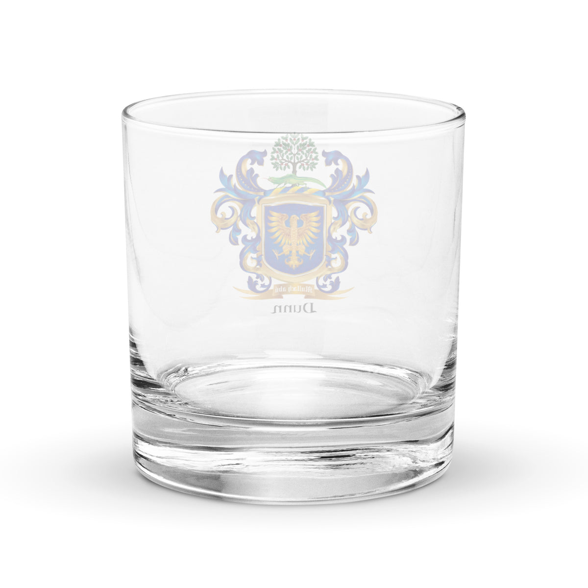 Dunn Family Crest Rocks Glass-Family Crests Store