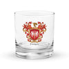 Finnigan Family Crest Rocks Glass