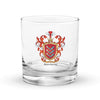 Armstrong Family Crest  Rocks Glass