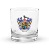 Beck Family Crest Rocks Glass