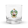 Bowen Family Crest Rocks Glass