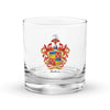 Butler Family Crest Rocks Glass