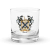 Blair Family Crest Rocks Glass