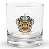 Caldwell Family Crest Rocks Glass