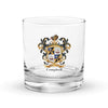 Campbell Family Crest Rocks Glass - Argyll origin