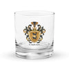 Cardenas Family Crest Rocks Glass