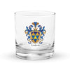 Carlson Family Crest Rocks Glass