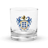 Castro Family Crest Rocks Glass
