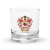 Cavanaugh Family Crest Rocks Glass