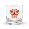 Chambers Family Crest Rocks Glass