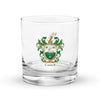 Connell Family Crest Rocks Glass