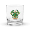 Connor Family Crest Rocks Glass