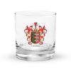 Considine Family Crest Rocks Glass