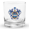 Cook Family Crest Rocks Glass