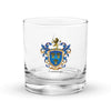 Cummings Family Crest Rocks Glass