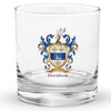 Davidson Family Crest Rocks Glass