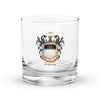 DePoar Family Crest Rocks Glass