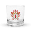 Devaney Family Crest Rocks Glass