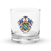 Diaz Family Crest Rocks Glass - Díaz de Aragón