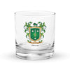 Dixon Family Crest Rocks Glass