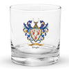Doyle Family Crest Rocks Glass