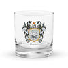 Duane Family Crest Rocks glass