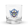 Espinoza Family Crest Rocks Glass