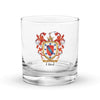 Elliot Family Crest Rocks Glass