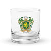 Farrell Family Crest Rocks Glass