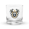 Ford Family Crest  Rocks Glass
