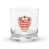 Fuller Family Crest Rocks Glass