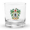 Gallagher Family Crest Rocks Glass