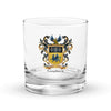 Gardiner Family Crest Rocks Glass