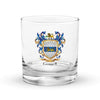 Garrett Family Crest Rocks Glass