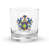 Gasperoni Family Crest Rocks Glass