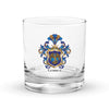 Gomes Family Crest Rocks Glass