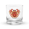 Grant Family Crest Rocks Glass